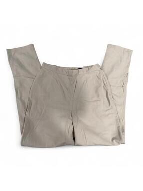 Gap pants with side button and zipper.
